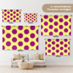 Dots - Klassiek - Geel Wandkleed katoen klein 269 -tsfeer8_DE