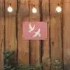 Duiven - Wit - Sierlijk tuinposter los doek klein -sfeer1