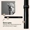 Alpaca - Pasta - Zwart - Wit - Grappig - Dieren Inductie beschermer vinyl 3mm middel -zzzzzzz-induclip_NL