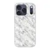 Grijs - Marmer - Gedetailleerd Telefoonhoesje iPhone 17 Pro klein 878 -3d