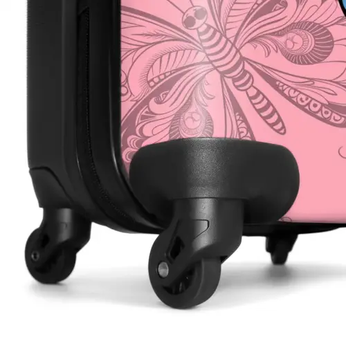 Bubblegum butterfly NBS - Handbagage koffer - Unisex middel -wiel