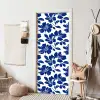 Floraal - Modern - Blauw deurposter klein 289 -sfeer6