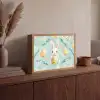 Konijn - Eieren - Takjes Light Box met batterij (Wandlamp) middel -sfeer2