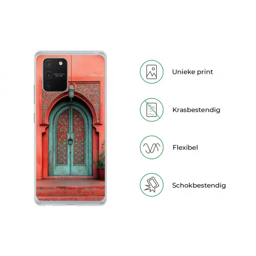 Lantaarn - Deur - Turquoise Telefoonhoesje Samsung Galaxy S10 Lite klein -specsS10Lite