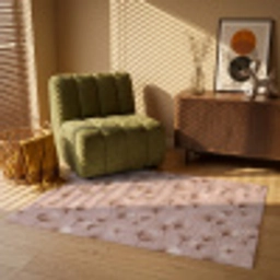 Ginkgo - Patroon - Roze Vloerkleed Rechthoek klein 1091 -atmosphere_sfeer1_global
