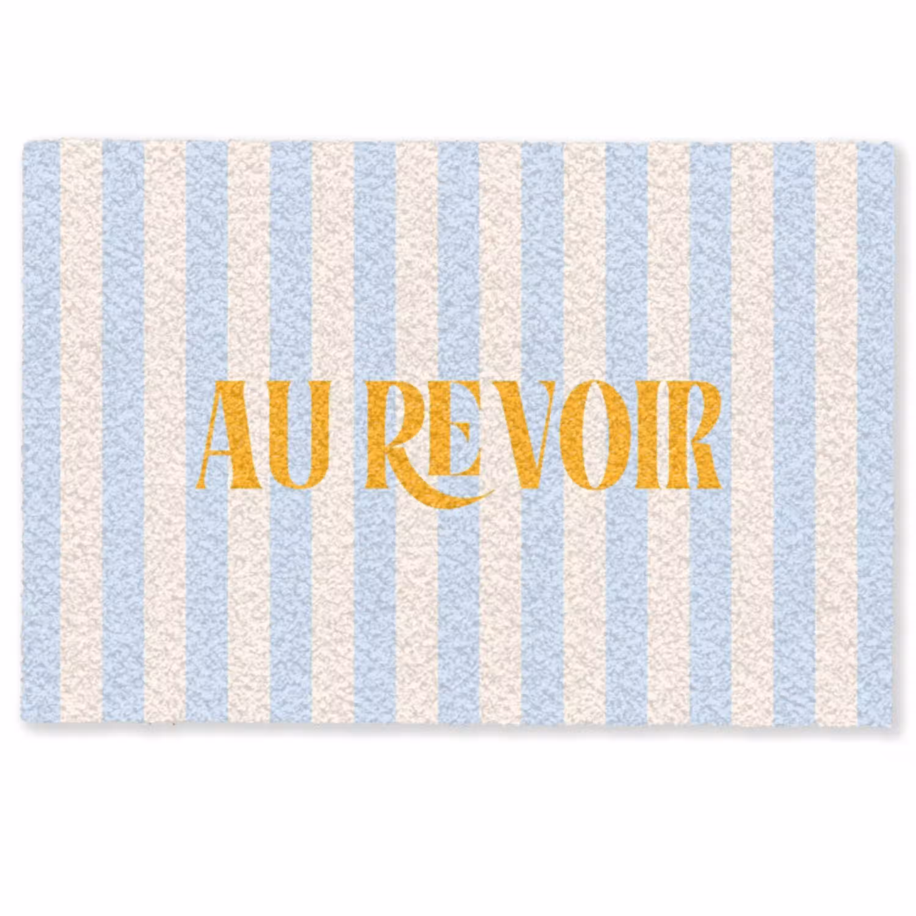 Oranje - Blauw - Strepen - Au revoir Deurmat klein -zkaufland3d