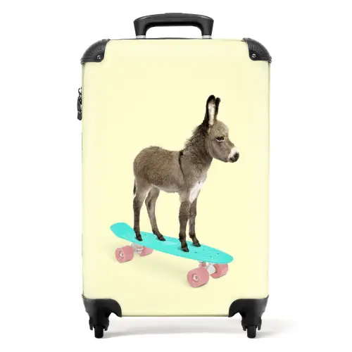 Ezeltje eropuit NBS - Handbagage koffer - Unisex middel -productfoto_recht