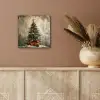 Kerstboom - Vintage - Kerst - Cadeau aluminium wit klein -sfeer4