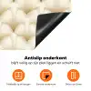 Waaier - Motief -  Goud Inductie beschermer vinyl 3mm klein 276 -zzzzzzz-td-onderkant