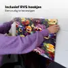 Viooltjes - Kleuren - Bloemblaadjes Inductie beschemer met haakjes klein 777 -ky-ophangen-nl