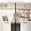 Roest - Bruin - Vlekken - Metaal keuken achterwand 2 middel 871 -voor-na2_NL