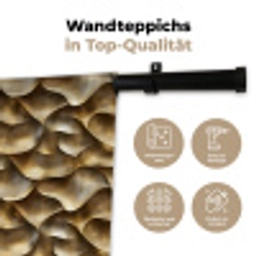 Abstract - Antiek - Goud Wandkleed katoen klein 269 -tsfeer2_DE