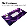 Golven - Abstract - Paars Muismat XXL klein -sfeer4