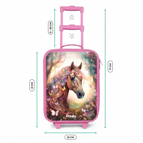 Vlindermerrie Kinderkoffer - Roze klein -productfoto_formaten