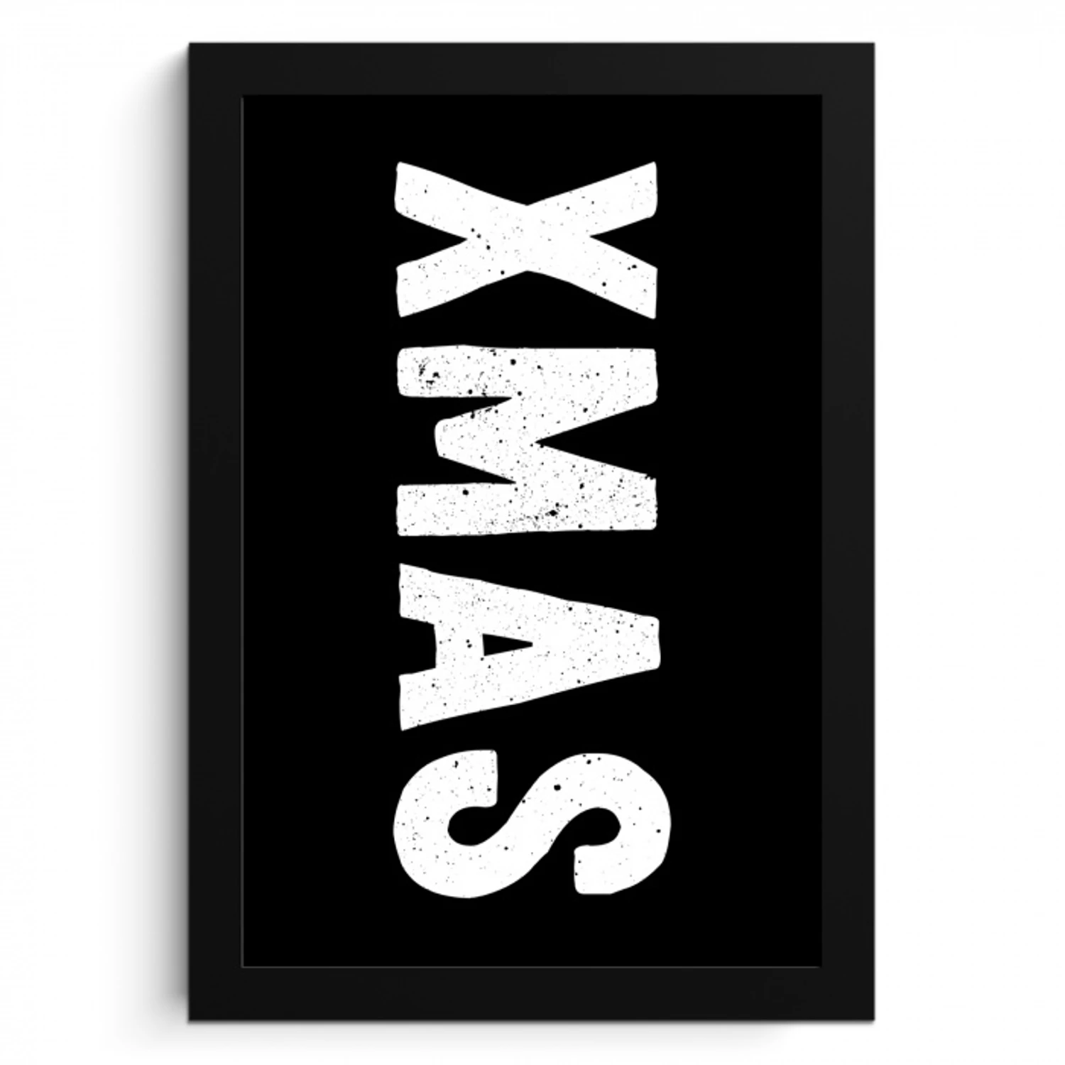 Kerst - Quotes - Xmas - Zwart - Feestdagen KitchenYeah - Keuken - Fotolijst klein -3d