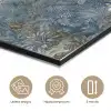 Jungle - Landschap - Blauw aluminium wit klein -closeup_NL