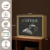 Koffie - Croissant - Tekst Light Box met batterij (Wandlamp) middel -USP_websiteoverzichtNL