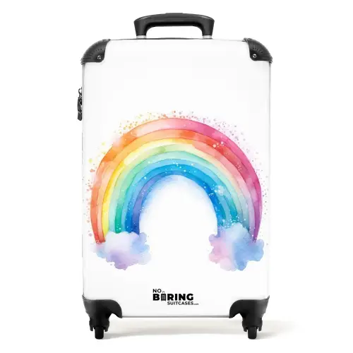 Waterverf wonderboog NBS - Handbagage koffer - Unisex middel -productfoto_recht