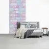 Roze - Parel - Glans - Muur fotobehang vinyl groot 64 -slaapkamer