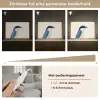 Illustratie - Blauw - Vogel Light Box met kabel (Tafellamp) klein -USP_dimbaarNL