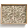 Waaierstructuren - Beige - Vezeltextuur Dienblad Rechthoek middel 911 -z3d_shopping
