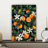 Sinaasappels - Bloesems - Bladeren - Tropisch canvas 2cm klein -sfeer6