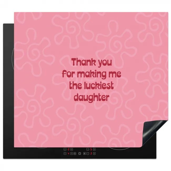 Protector de inducción - Texto - Rojo - Día de la Madre