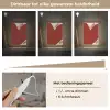 Loveyou - Rood - Hart Light Box met kabel (Wandlamp) klein -USP_dimbaarNL