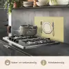 Illustratie - Bord - Bestek - Beige keuken achterwand spatscherm klein -usp_NL