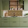 Abstract - Antiek - Goud keuken achterwand 2 middel 871 -sfeer3