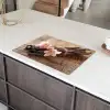 Vanille en Bloesem Inductie beschermer vinyl 3mm klein -sfeer8
