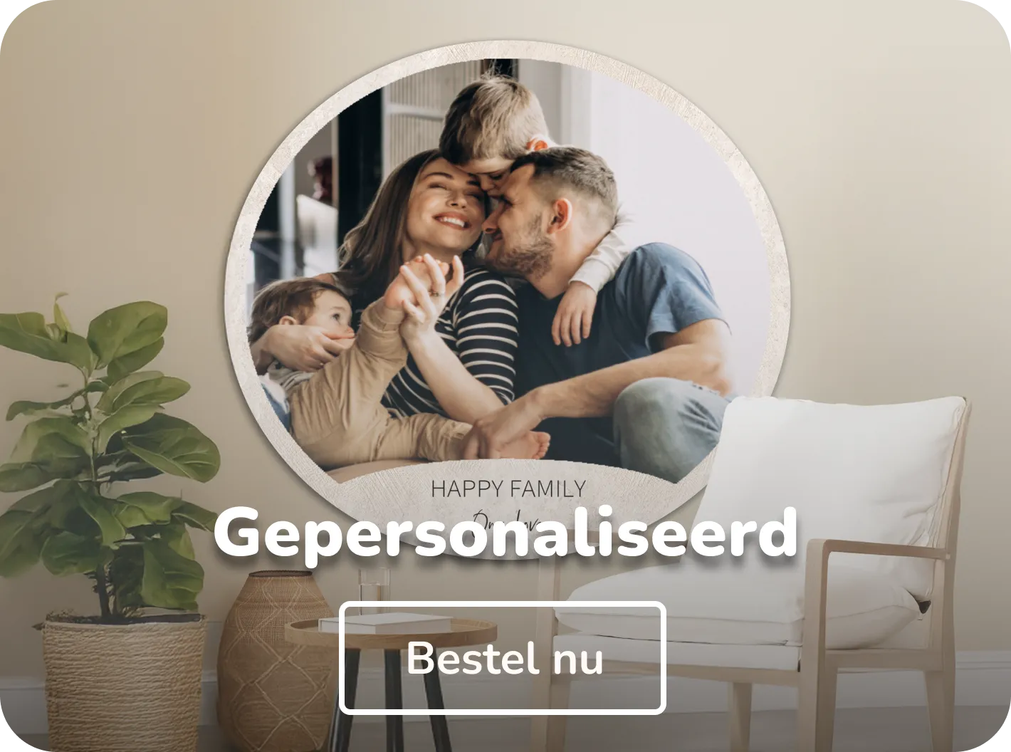 Gepersonaliseerd muurcirkel