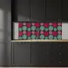 Bloemen - Vintage - Roze - Turquoise - Patronen keuken achterwand 2 middel 871 -sfeer1