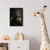 Hert - Zonnebril - Zwart - Pak fotolijst zwart zonder passe partout klein -usfeer4_kinderkamer