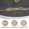 Wereldkaart - Stenen - Realistisch Akoestische PET Vilt - Rond klein -closeup_NL