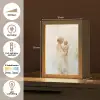 Kind - Moeder - Waterverfschilderij Light Box met kabel (Tafellamp) klein -USP_NL