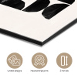 Modern - Halve cirkel - Goud - Zwart aluminium wit klein -closeup_NL