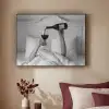 Lakens - Armen - Wijn - Glas Textielframe zwart klein -sfeer1