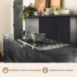 Plank - Zwart - Patronen keuken achterwand 2 middel 865 -usp_FR