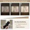 Modern - Roze - Groen - Natuur - Aesthetic Light Box met batterij (Wandlamp) middel -USP_dimbaarNL