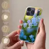 Bloemetjes - Blauw - Vergeet mij nietjes Telefoonhoesje iPhone 17 Pro klein -sfeer3_NL