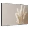 Pampasgras - Pluimen - Pastel - Wit Textielframe zwart klein -3d