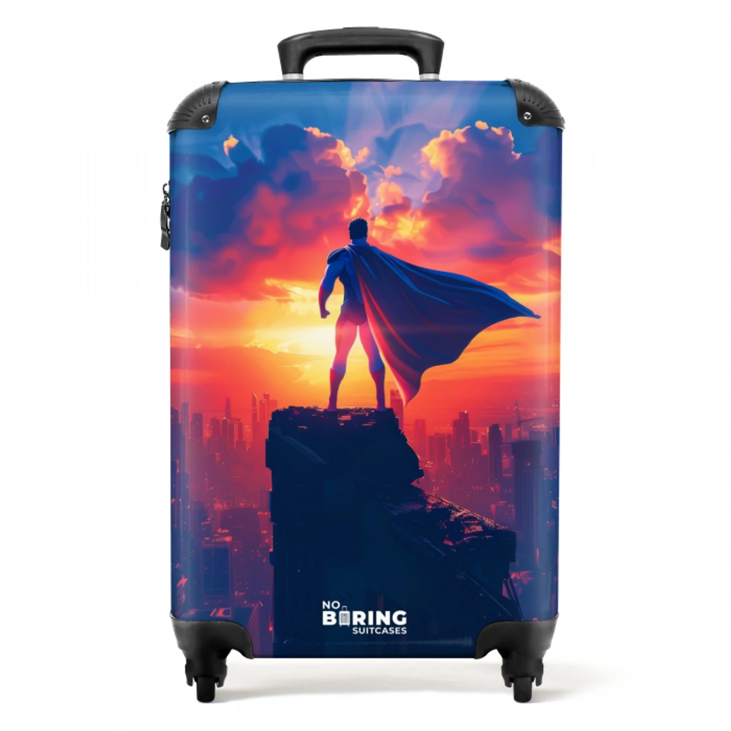 Skyscraper superheld NBS - Handbagage koffer - Unisex middel -productfoto_recht