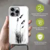 Minimalistisch - Stelen - Wit Hoesje iPhone 16 Pro Max met koord klein -sfeer2_NL