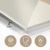 Minimalistisch - Schepijs - Hoorntje - Beige plexiglas 5mm klein -sfeer2