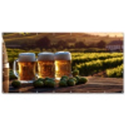 Bier - Hop - Landschap Balkonbeschermer Duitsland klein -zz_3d