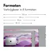 Abstract - Heuvels - Landschap - Paars Muismat XXL klein -sfeer5