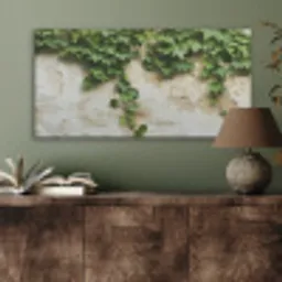 Klimop - Muur - Groen PET vilt middel -sfeer2