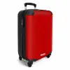 Karmijnrode tint NBS - Handbagage koffer - Kinderen Unisex middel -productfoto_3d