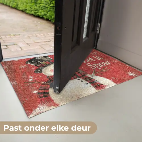 Sneeuwpret - Winter - Sneeuwpop Deurmat klein -USP_NL